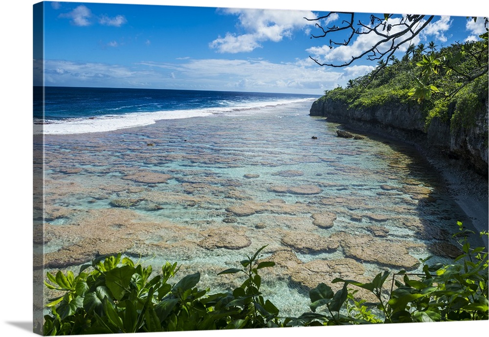 Beautiful low tide pools, Niue