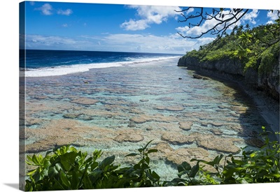 Beautiful low tide pools, Niue