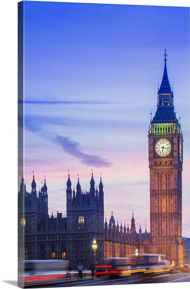 Big Ben (Queen Elizabeth Tower), the Palace of Westminster (Houses of Parliament), UNESCO World Heritage Site, and Westmin...
