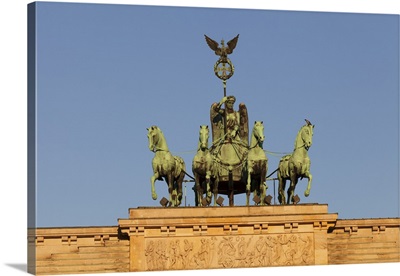 Brandenburg Gate, Quadriga, Berlin Mitte, Berlin, Germany