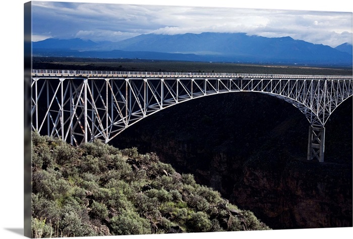 Bridge Over The Rio Grande Gorge Taos New Mexico Wall Art Canvas Prints Framed Prints Wall Peels Great Big Canvas