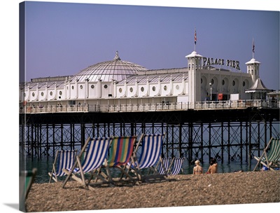 Brighton Pier (Palace Pier), Brighton, East Sussex, England, UK