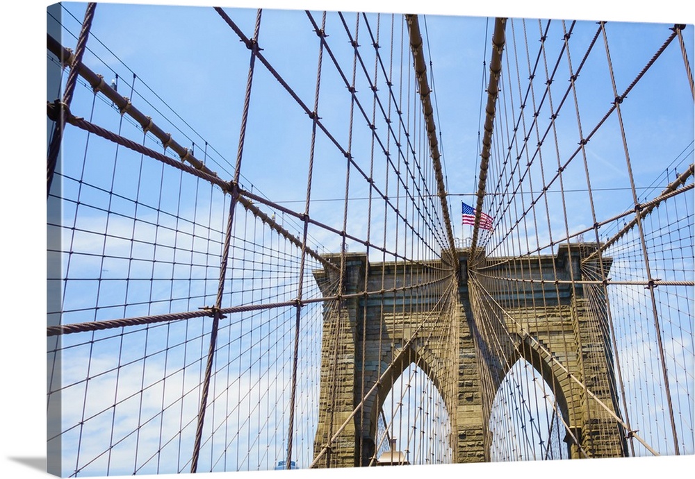 Brooklyn Bridge, New York City, United States of America, North America
