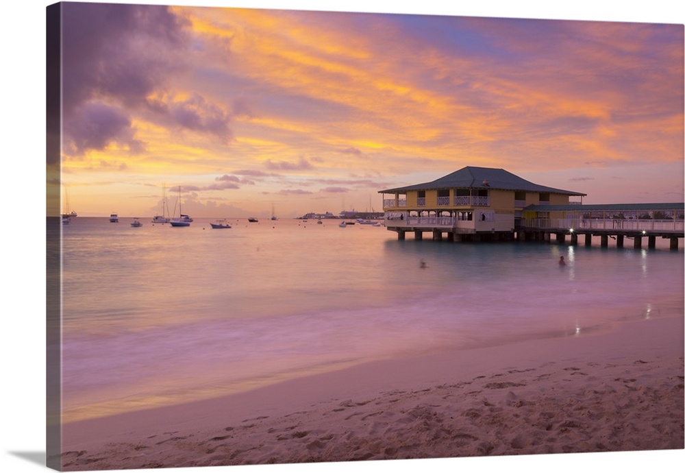 Brownes Beach sunset, St. Michael, Barbados, West Indies, Caribbean, Central America