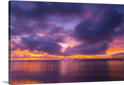 Brownes Beach sunset, St. Michael, Barbados, West Indies, Caribbean