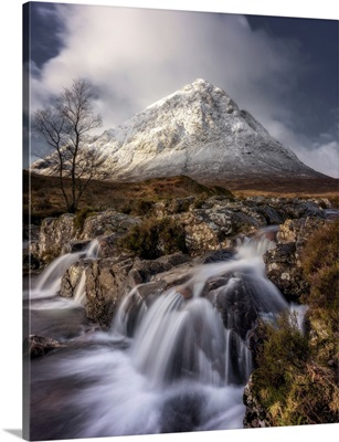 Buachaille Etive Mor And The River Coupall, Glen Etive, Western Highlands, Scotland