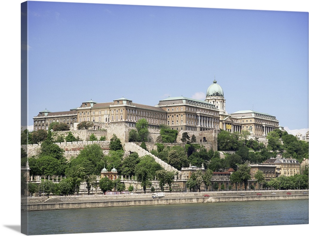 Buda palace, now houses and museums, Budapest, Hungary