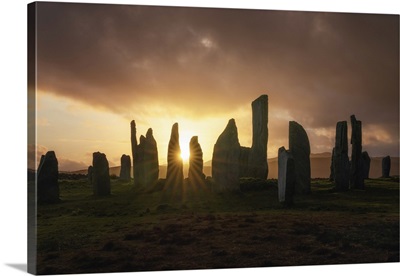 Callanish Standing Stones, Callanish, Isle Of Lewis, Outer Hebrides, Scotland