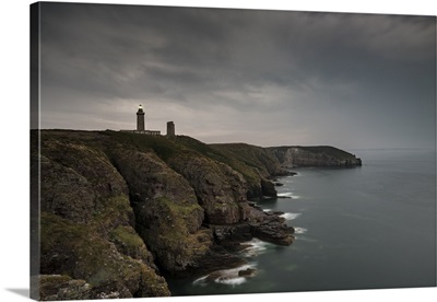 Cap Frehel point and its lighthouses. Plevenon, Cotes-d'Armor, Brittany, France