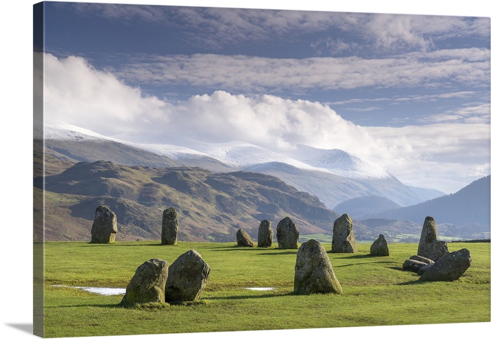 Castlerigg Stone Circle, near Keswick, Lake District National Park, Cumbria, England, United Kingdom, Europe