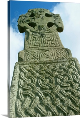 Celtic cross, Carew, Pembrokeshire, Wales, United Kingdom, Europe