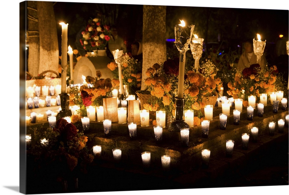 Cemetery Vigils, Day of the Dead, Tzintzuntzan, Michoacan state, Mexico