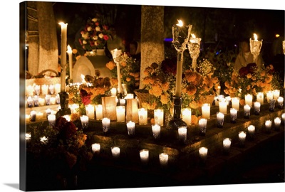Cemetery Vigils, Day of the Dead, Tzintzuntzan, Michoacan state, Mexico