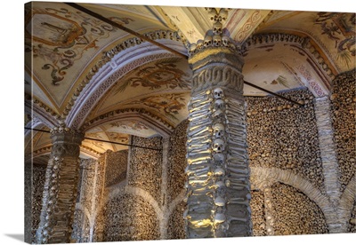 Chapel of Bones, Royal Church of St. Francis, Evora, Portugal