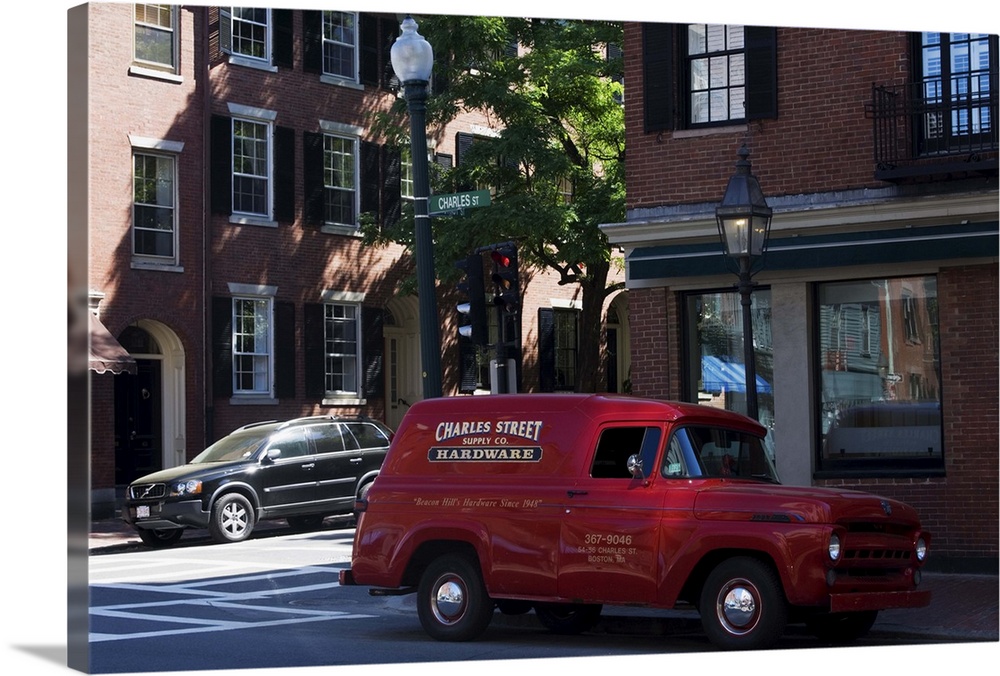 Beacon Hill Skyline Poster Beacon Hill Massachusetts Art 