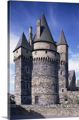 Chateau, Vitre, Ille-et-Vilaine, Brittany, France, Europe