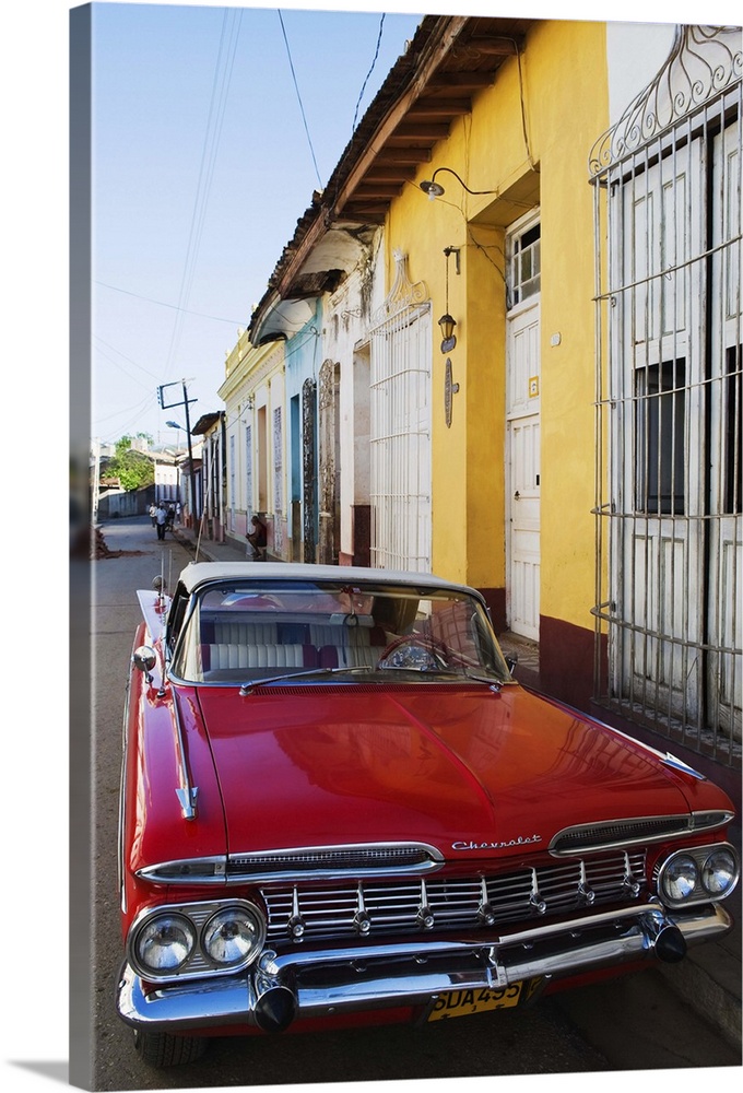 Chevrolet, classic 1950's American car, Trinidad, Cuba, West Indies