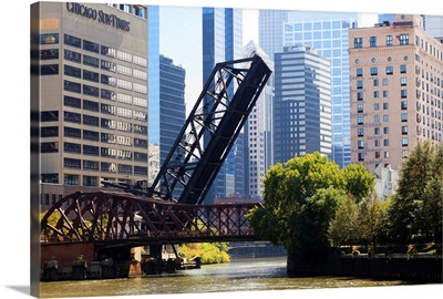 Chicago River scene, Chicago, Illinois, USA