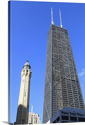 Chicago Water Tower and Hancock Center, Chicago, Illinois