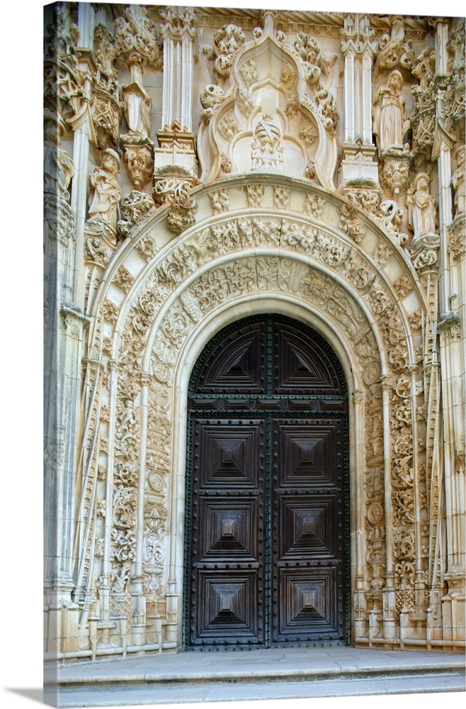 Christ's convent gate, Tomar, Estremadura, Portugal