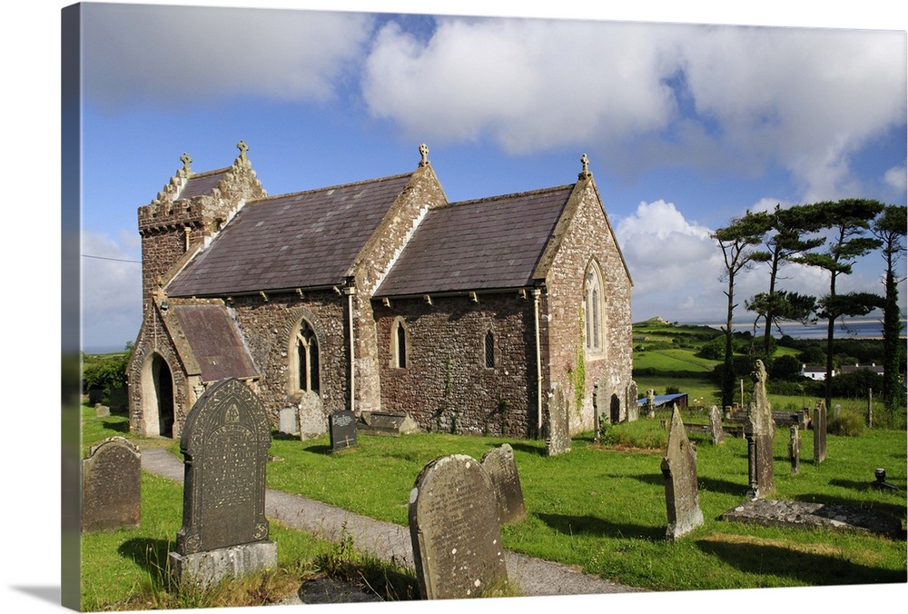 Church of St. Madoc, Llanmadoc, Gower, Wales, United Kingdom, Europe
