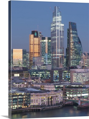 City Of London, Square Mile, Image Shows Completed 22 Bishopsgate Tower, London, England