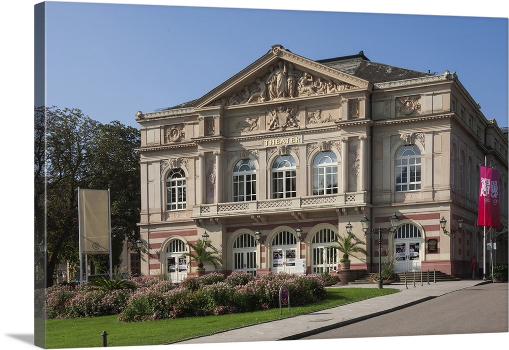 City Theatre, Baden Baden, Black Forest, Baden-Wurttemberg, Germany, Europe