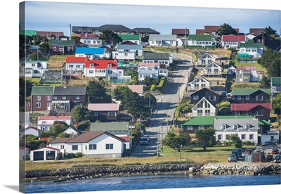 Colourful houses, Stanley, capital of the Falkland Islands