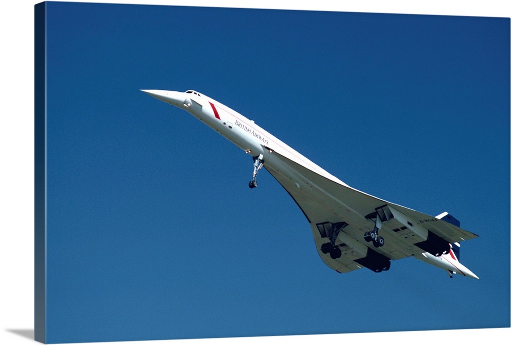 Concorde in flight