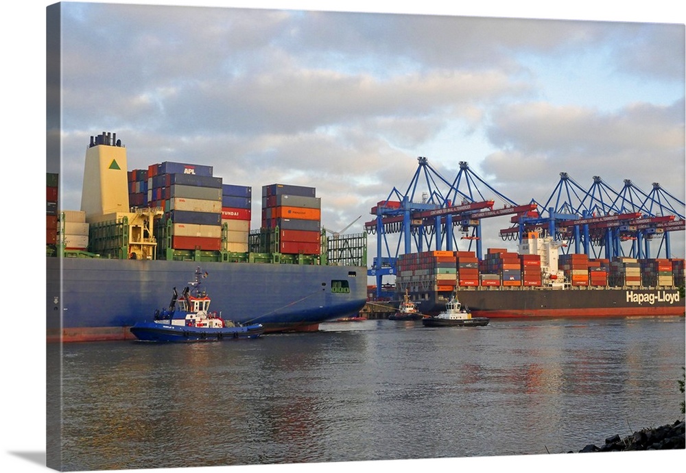Container terminal Altenwerder, Hamburg, Germany