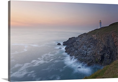 Cornwall's Atlantic Coast, Lighthouse At Trevose Head, Near Padstow, Cornwall, England