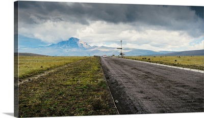 Cotopaxi National Park, known for the active, snow-capped Cotopaxi Volcano, Ecuador