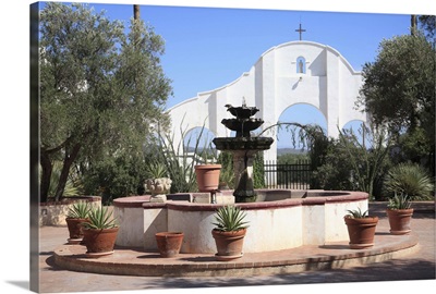 Courtyard, San Xavier del Bac Mission, Tucson, Arizona