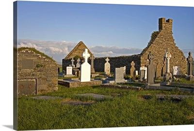 Cross Village Graveyard, Loop Head, County Clare, Munster, Republic of Ireland