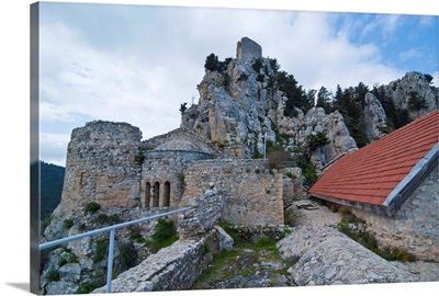 Crusader castle of St. Hilarion, Turkish part of Cyprus, Europe