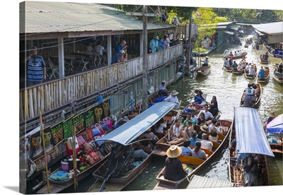 Damnoen Saduak Floating Markets, Bangkok, Thailand, Southeast Asia