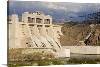 Davis Dam on the Colorado River near Bullhead City, Arizona, United States of America