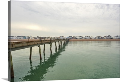 Deal seafront as seen from Deal Pier, Deal, Kent, England