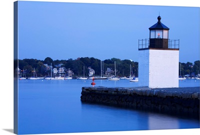 Derby Wharf Lighthouse, Salem, Greater Boston Area, Massachusetts