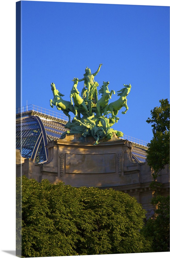 Detail of Grand Palais, Paris, France, Europe