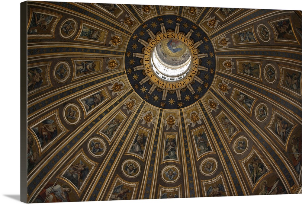 Dome of St. Peter's Basilica, Rome, Lazio, Italy, Europe