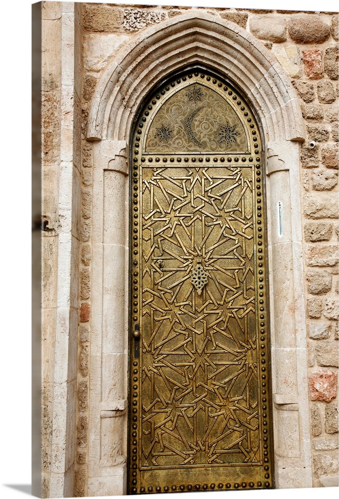 Door detail at Old Jaffa, Tel Aviv, Israel, Middle East