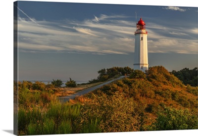 Dornbusch Lighthouse, Hiddensee Island, Mecklenburg-Western Pomerania, Germany