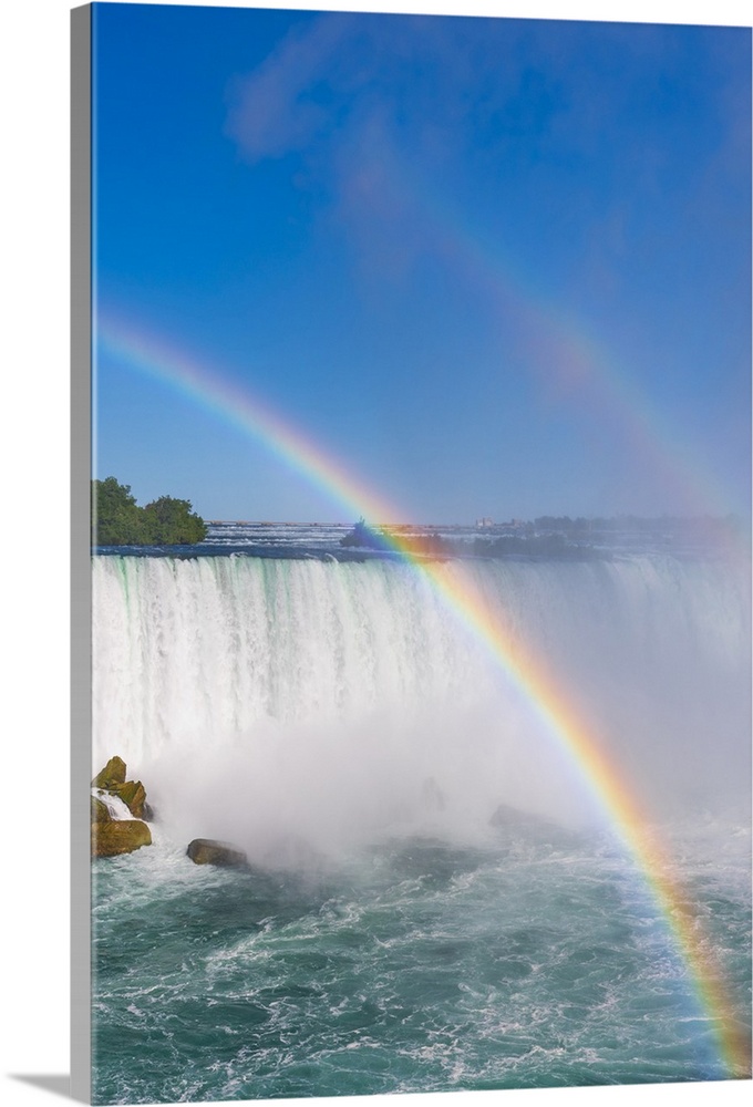 Double rainbow, Horseshoe Falls, Niagara Falls, Ontario, Canada, North America