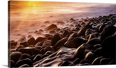 Dramatic Coastline With Rocks Of Madeira, Portugal
