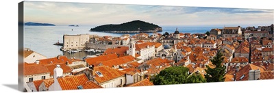 Dubrovnik Old Town and Lokrum Island, Adriatic, Croatia