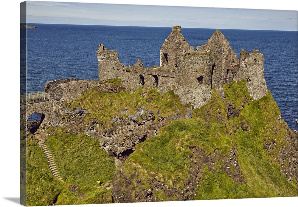 Dunluce Castle, near Portrush, County Antrim, Ulster, Northern Ireland