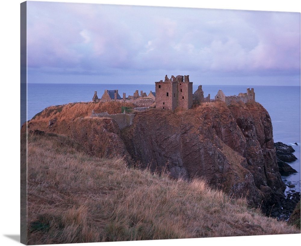 Dunnottar Castle dating from the 14th century, Aberdeenshire, Scotland