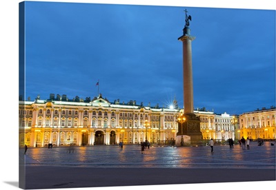 Dvortsovaya Square and Winter Palace of the State Hermitage Museum