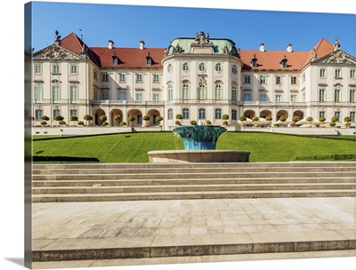Eastern Baroque facade, Royal Castle, Warsaw, Masovian Voivodeship, Poland